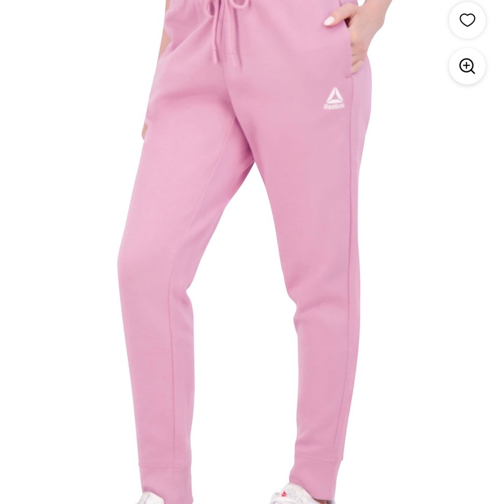 Reebok Soft Pink Athletic Pants